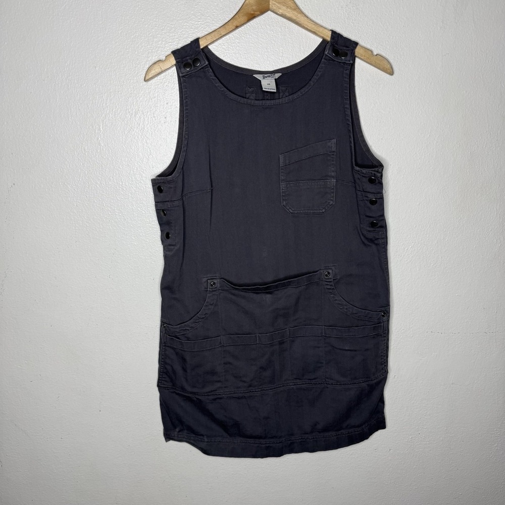 Duluth Trading Co Makers Studio Apron Dress Gray Gardening Outdoor Women's XS